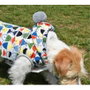 Nayeco Chaqueta Con Capucha Signal para Perros 20 cm Repelente al Agua con Borreguito Interior