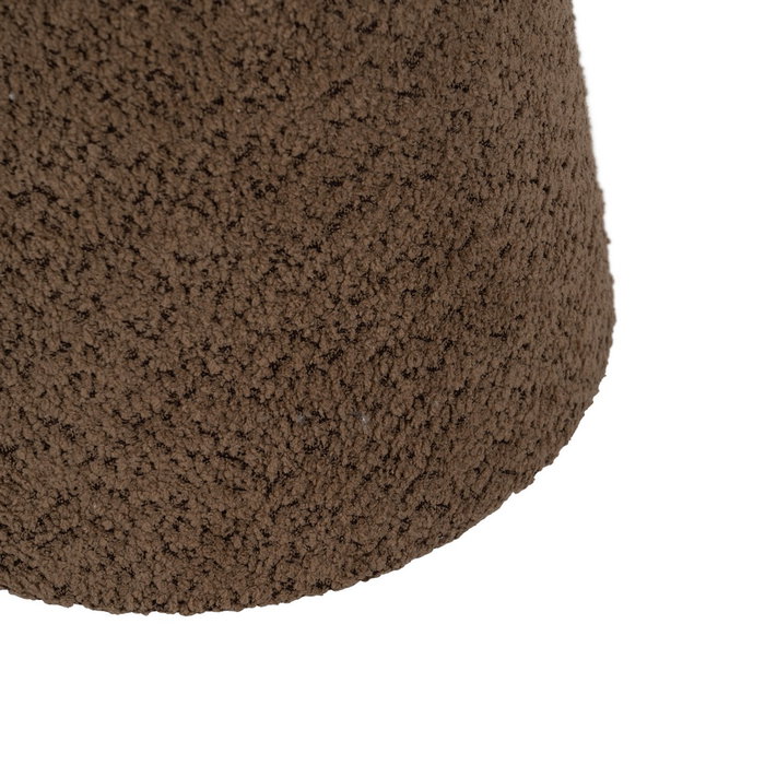 S/2 Puf Beige-Marrón Tejido 40 X 40 X 48 cm