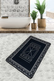 Mijölnir 82 Alfombrilla de Baño 100% Poliéster 700 gr/m² 10 mm Pelo Antideslizante 80x100 cm