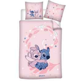 Disney Funda Nórdica Angel & Stitch Cama 90cm Polycotton 140x200cm