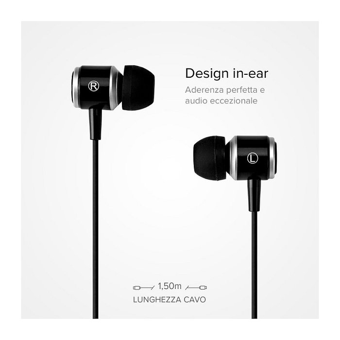 sbs Studio Mix 100C Auriculares USB-C Negro