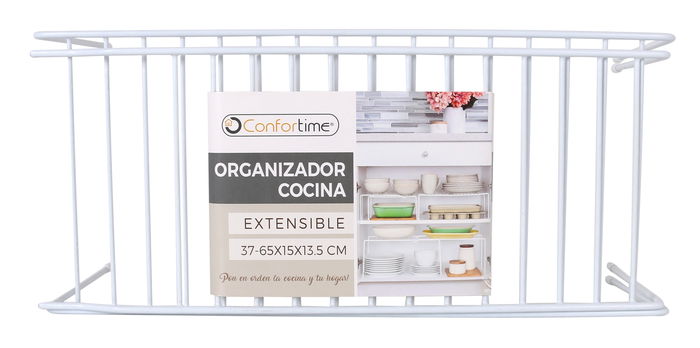 Confortime Organizador Cocina 37-65 x 15 x 13.5 cm (12 Unidades)