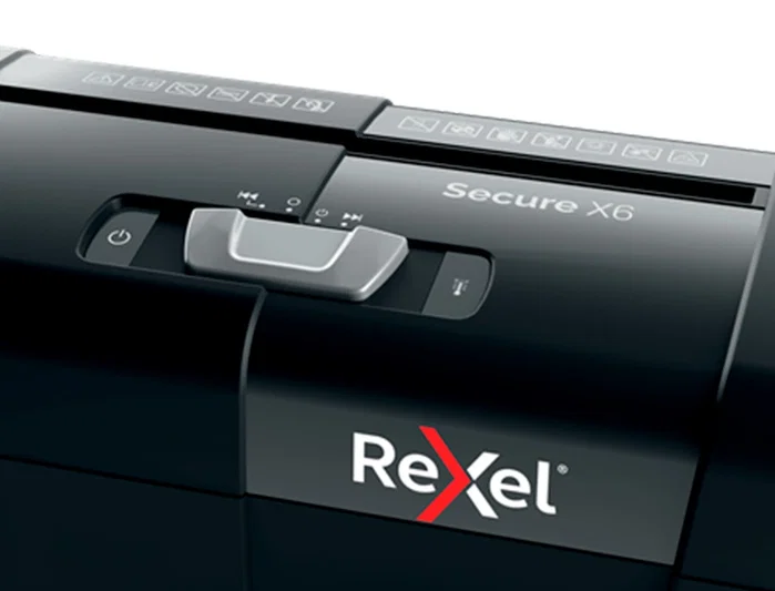 Rexel Secure X6 Destructora de Papel Corte Cruzado Negro