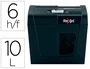 Rexel Secure X6 Destructora de Papel Corte Cruzado Negro