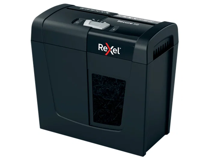 Rexel Secure X6 Destructora de Papel Corte Cruzado Negro
