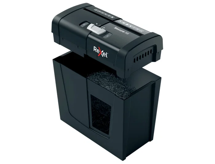 Rexel Secure X6 Destructora de Papel Corte Cruzado Negro