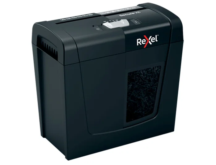 Rexel Secure X6 Destructora de Papel Corte Cruzado Negro
