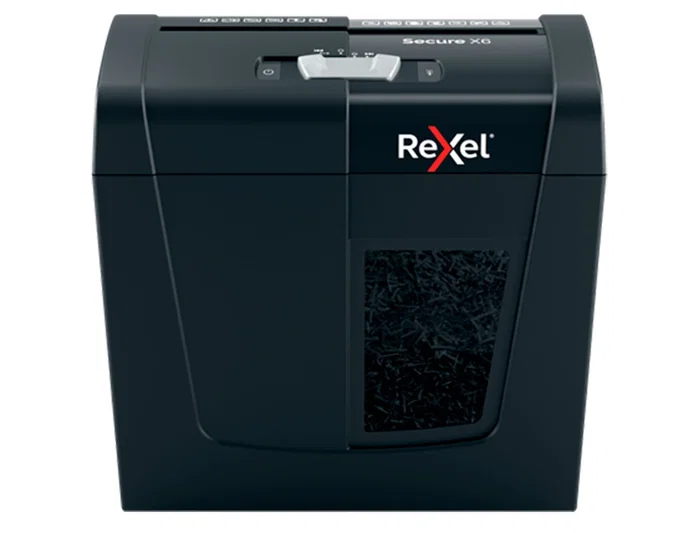 Rexel Secure X6 Destructora de Papel Corte Cruzado Negro