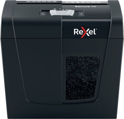 Rexel Secure X6 Destructora de Papel Corte Cruzado Negro