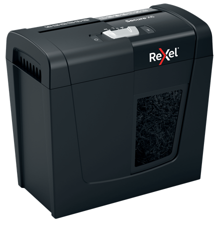 Rexel Secure X6 Destructora de Papel Corte Cruzado Negro