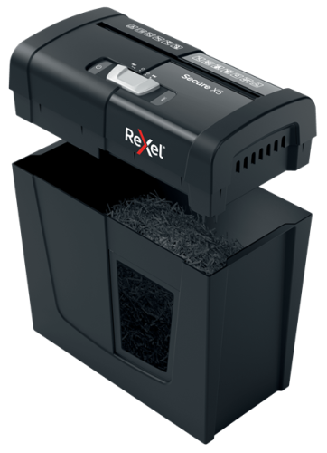 Rexel Secure X6 Destructora de Papel Corte Cruzado Negro