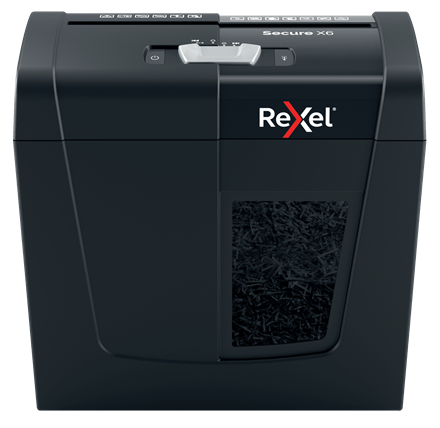 Rexel Secure X6 Destructora de Papel Corte Cruzado Negro