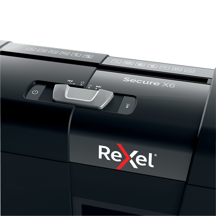Rexel Secure X6 Destructora de Papel Corte Cruzado Negro