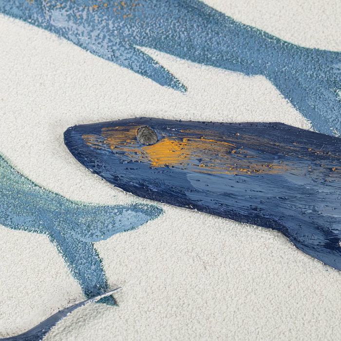 DKD Home Decor Cuadro Atlántico Azul con Motivo de Peces - Lienzo, 102 x 82 cm (2 Unidades) DKD Home Decor Cuadro Atlántico Azul con Motivo de Peces - Lienzo, 102 x 82 cm (2 Unidades)