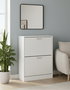 Inde Mueble Zapatero 2 Niveles Color Blanco