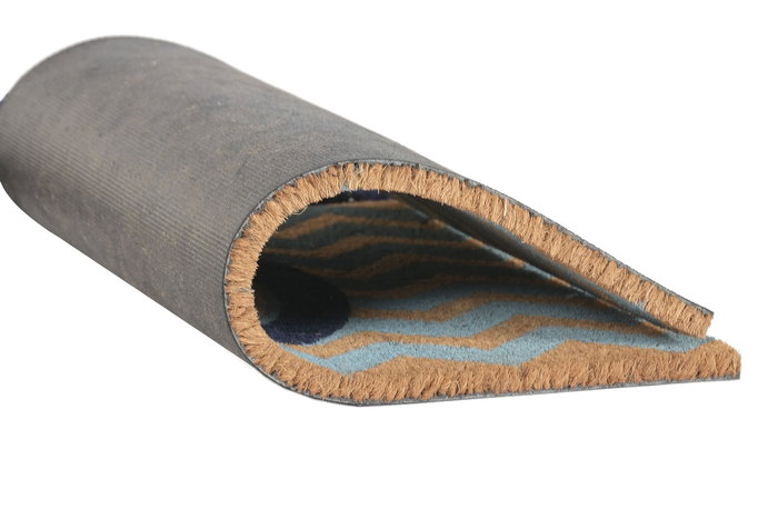 DKD Home Decor Felpudo Atlantico Azul Marino Turquesa 40 x 1.5 x 60 cm (6 Unidades)