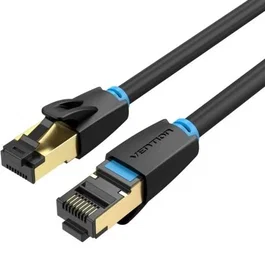 Vention Cable de Red RJ45 SFTP IKABL CAT.8 Ethernet 10 Metros Negro