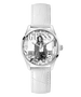 Guess GW0289L1 Reloj para Mujer con Correa de Cuero Blanca