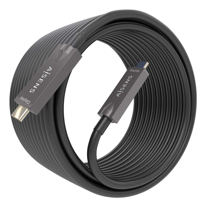 Aisens Cable USB-C a USB-C 3.2 Gen 1 10Gbps 60W 15m Negro