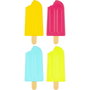 Ototo Ice Pops Ice Packs Multicolor, Pack de 4 unidades