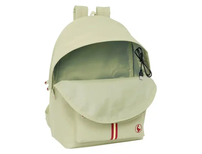 Safta Mochila Doble para Portátil 15,6'' con USB El Ganso Basics Beige