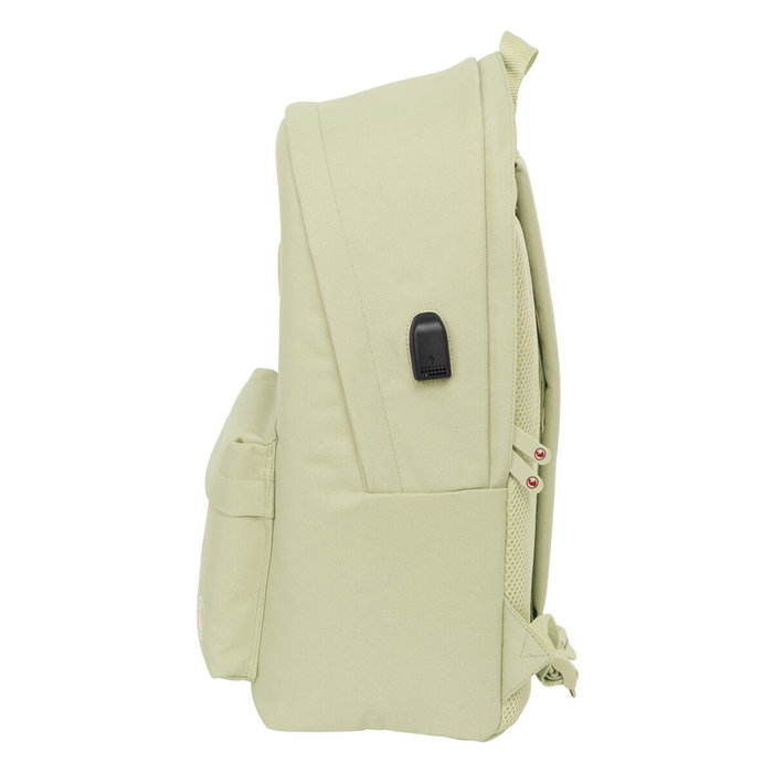 Safta Mochila Doble para Portátil 15,6'' con USB El Ganso Basics Beige