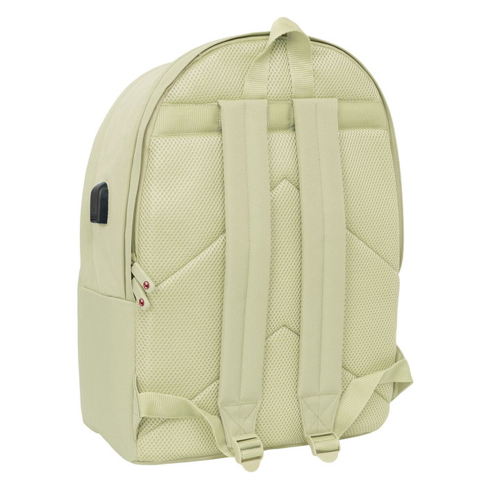 Safta Mochila Doble para Portátil 15,6'' con USB El Ganso Basics Beige
