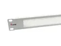 Equip 327533 Panel pasacables con cepillo para rack, Acero, Gris claro (RAL 7035), Capacidad 1U