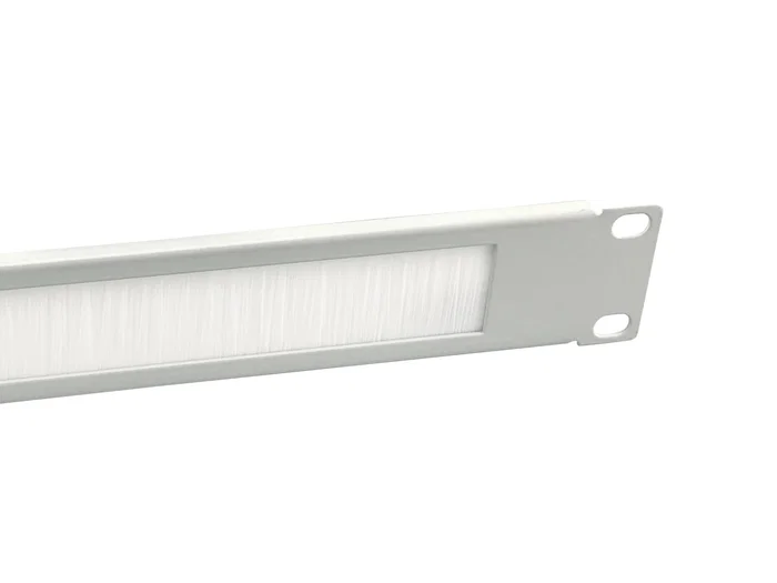 EQUIP Panel Pasacables con Cepillo 10 de 1U, Gris Claro