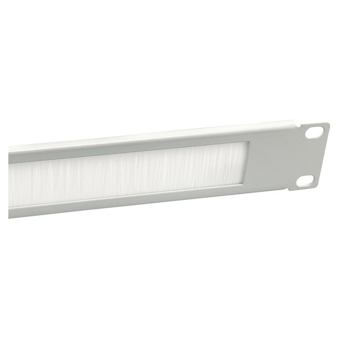 Equip Panel pasacables con cepillo para armario rack 10" color gris claro RAL 7035 Equip Panel pasacables con cepillo para armario rack 10" color gris claro RAL 7035