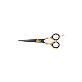 Bifull Tijera de Corte Black& Gold 5,5" Acero Inoxidable J2 Acabado Mate Negro