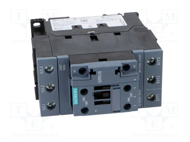 SIEMENS 3RT2038-1AP00 Contactor 3-polar 230VAC SIEMENS 3RT2038-1AP00 Contactor 3-polar 230VAC