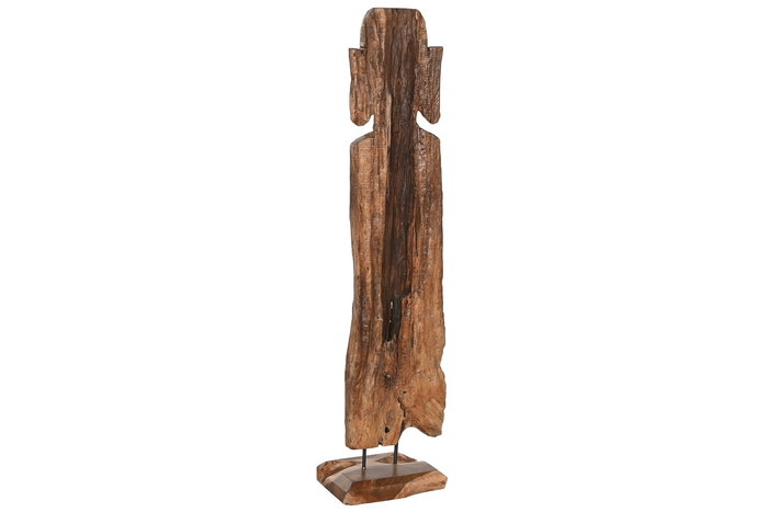 DKD Home Decor Escultura Indonesia 1c24 Teca Marron 20 x 137 x 28 cm