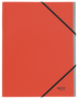 Leitz 39140025 Carpeta Clasificadora de Cartón Roja A4, 6 Posiciones, Reciclable 100%, Certificado Blue Angel y Climate Neutral