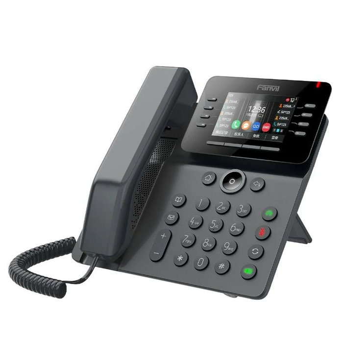 Fanvil V64 Teléfono IP Negro con 12 líneas y Wi-Fi