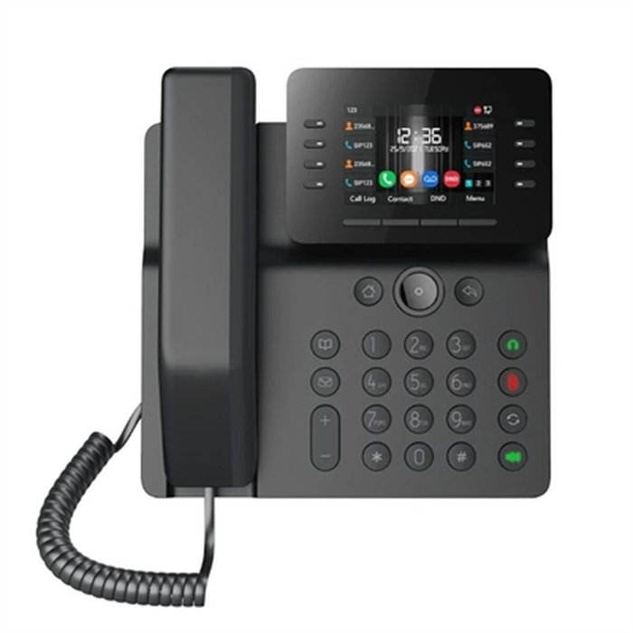 Fanvil V64 Teléfono IP Negro con 12 líneas y Wi-Fi