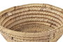 DKD Home Decor Centro de Mesa Junco Marrón Natural 25x25x8 cm