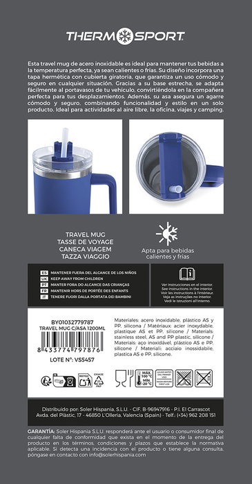 Thermosport Travel Mug con asa 1200ml Thermosport Travel Mug con asa 1200ml