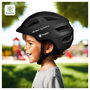 Deqube Casco Bicicleta Infantil Negro para Niños de 2-5 Años Talla Ajustable 48-52cm