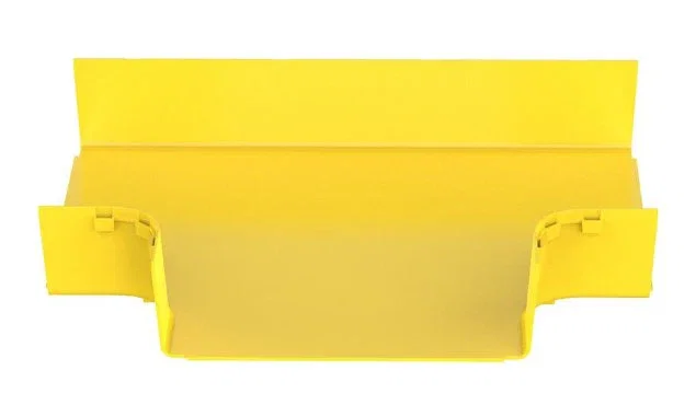 Panduit FRT12X4LYL Racor amarillo para sistema de ducto, ABS/PC, UL RoHS, 571.5x107.2x459.5 mm