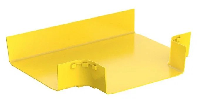 Panduit FRT12X4LYL Racor amarillo para sistema de ducto, ABS/PC, UL RoHS, 571.5x107.2x459.5 mm