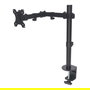 MANHATTAN Soporte de Monitor Articulado para Escritorio, Pantallas 13-32" hasta 8kg, 360° Giro, Inclinación ±45°, VESA 75/100, Negro