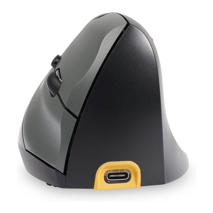 BakkerElkhuizen HandShake Maus Ratón Vertical Inalámbrico Óptico 6400 DPI Negro Gris BakkerElkhuizen HandShake Maus Ratón Vertical Inalámbrico Óptico 6400 DPI Negro Gris