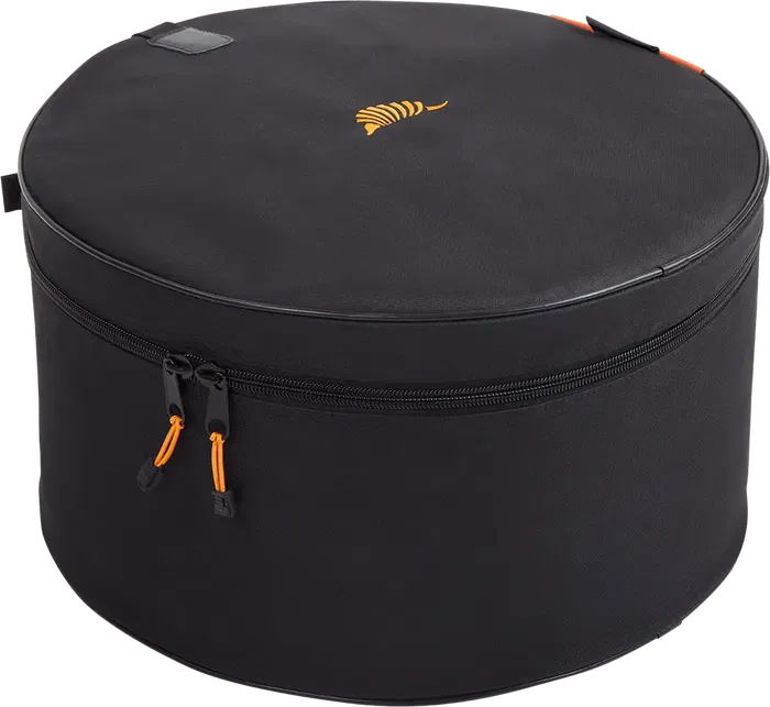 TOBAGO Funda Caja AP1465S para Bombo 14 x 6.5 Pulgadas, Negro, Poliéster 600D / Nylon 300D Impermeable y Acolchado