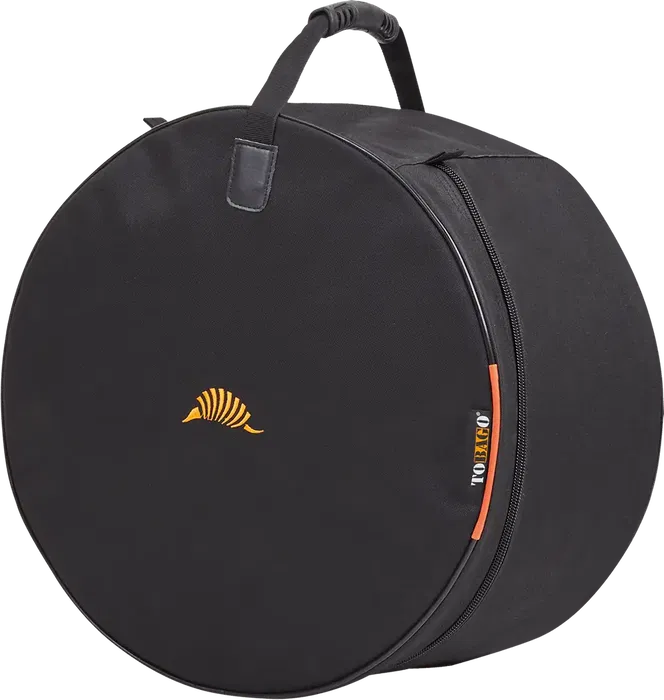 TOBAGO Funda Caja AP1465S para Bombo 14 x 6.5 Pulgadas, Negro, Poliéster 600D / Nylon 300D Impermeable y Acolchado