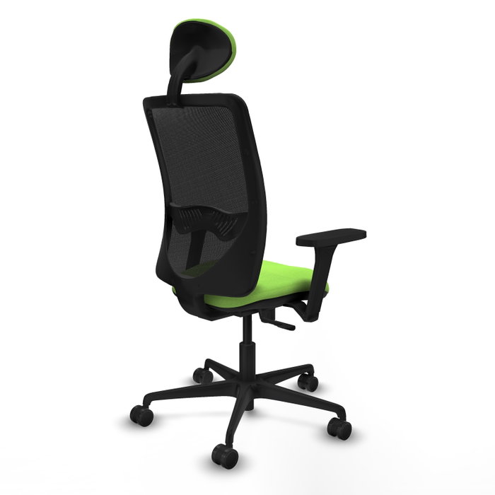 PIQUERAS Y CRESPO Silla de oficina Zulema Pistacho y Negro
