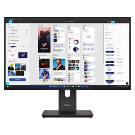 Lenovo ThinkVision T32UD-40 Monitor 31.5" (80 cm) 4K Ultra HD UHD 3840x2160 IPS LCD, USB-C 100W, HDR10, HDMI/DP, Negro