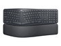 Logitech Ergo K860 Teclado Ergonómico Inalámbrico Split con Reposamuñecas, Logi Bolt y Bluetooth, para Windows/Mac