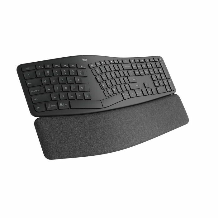Logitech ERGO K860 Teclado Ergonómico Inalámbrico Bluetooth/Logi Bolt Grafito Español Ergo Split K860 For Business