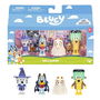 Famosa Bluey Pack de 4 Figuras, Personajes Diferentes Temas, 6 cm
